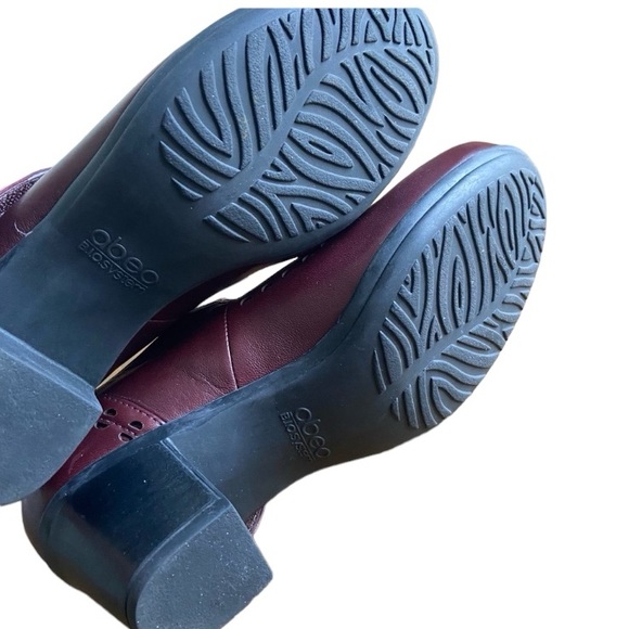 Abeo B.I.O. System Penny Leather Heeled Mary Jane Shoes Size 8 Neutral - Picture 14 of 15